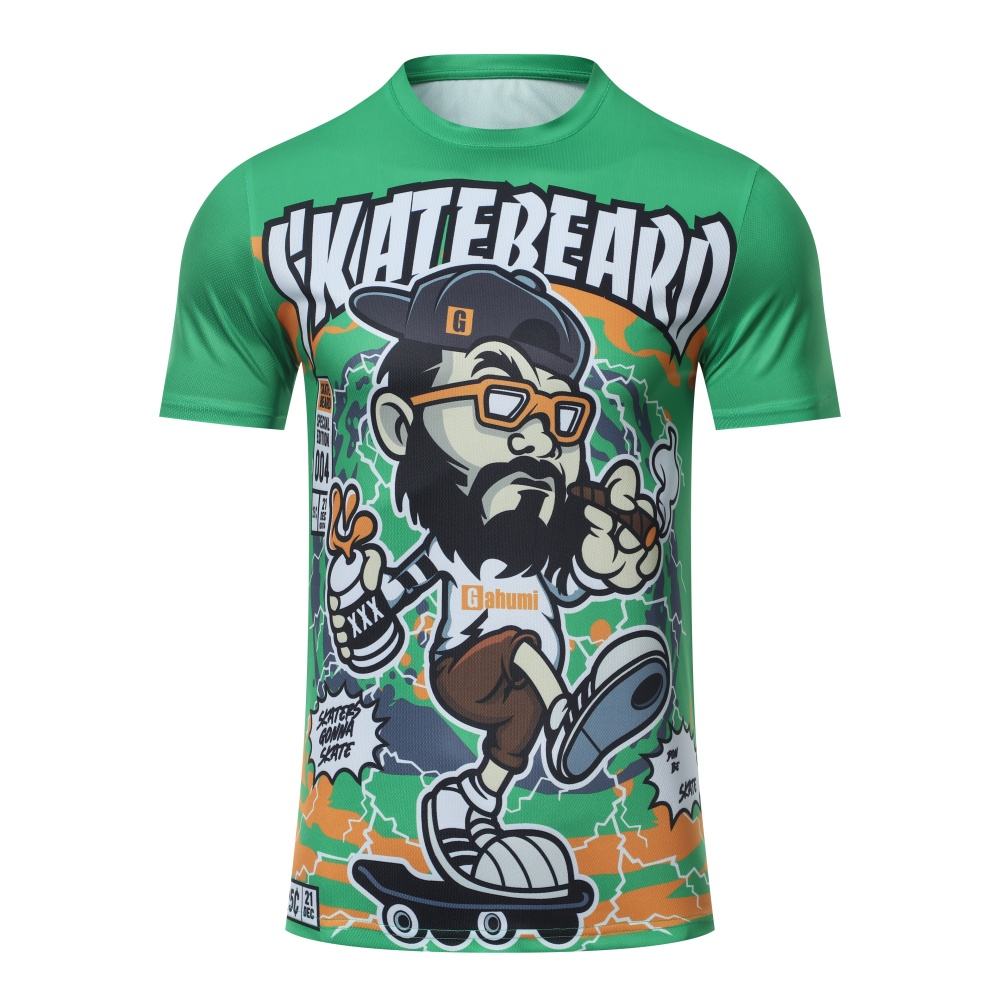 定制热升华印花男士T恤-02